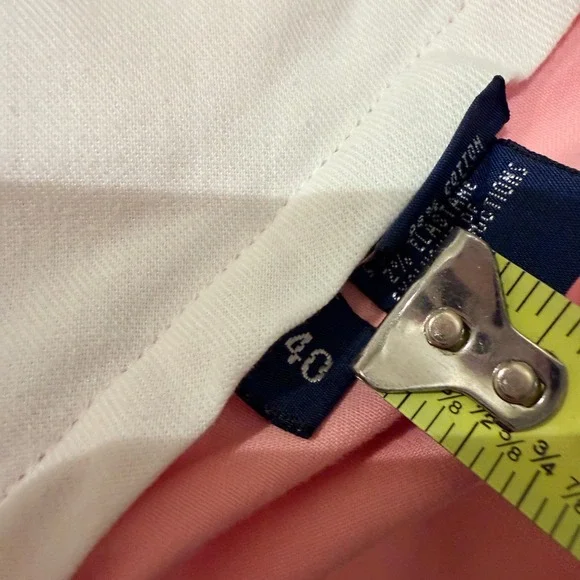 Polo Golf Ralph Lauren Mens 40 Pink Fairway Fit Pleated Cotton Stretch Shorts - Picture 5 of 9